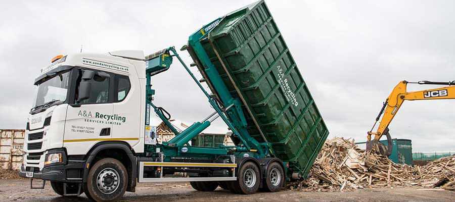 A&A Recycling Container Tipping