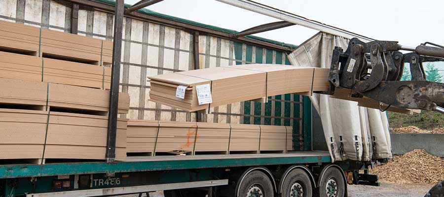 Unloading Curtainsider